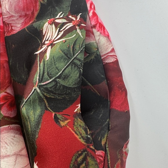 Talbots Floral Rose Box Pleated A-Line Mini Skirt Size 12p Gorgeous! - Picture 7 of 10